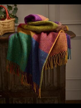 Avoca - Circus Heavy Donegal Throw - 100% Irish Wool  - New With Tags